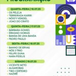 Palco Sonoro da URCA divulga atrações; programação acontece de 16 a 19 de julho